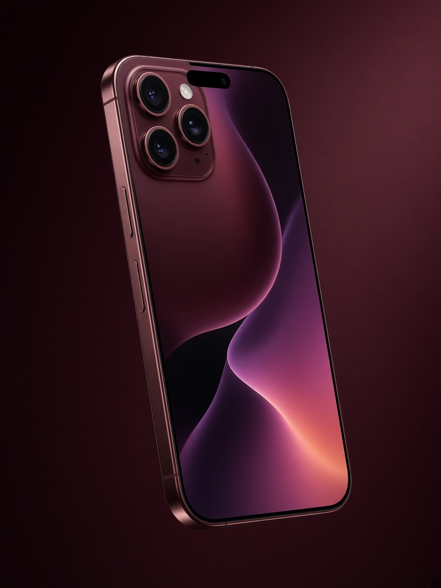 iPhone 18 Pro բուրգունդի գույնով